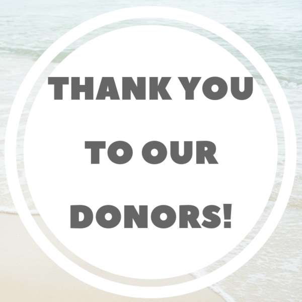 Thank you Donors